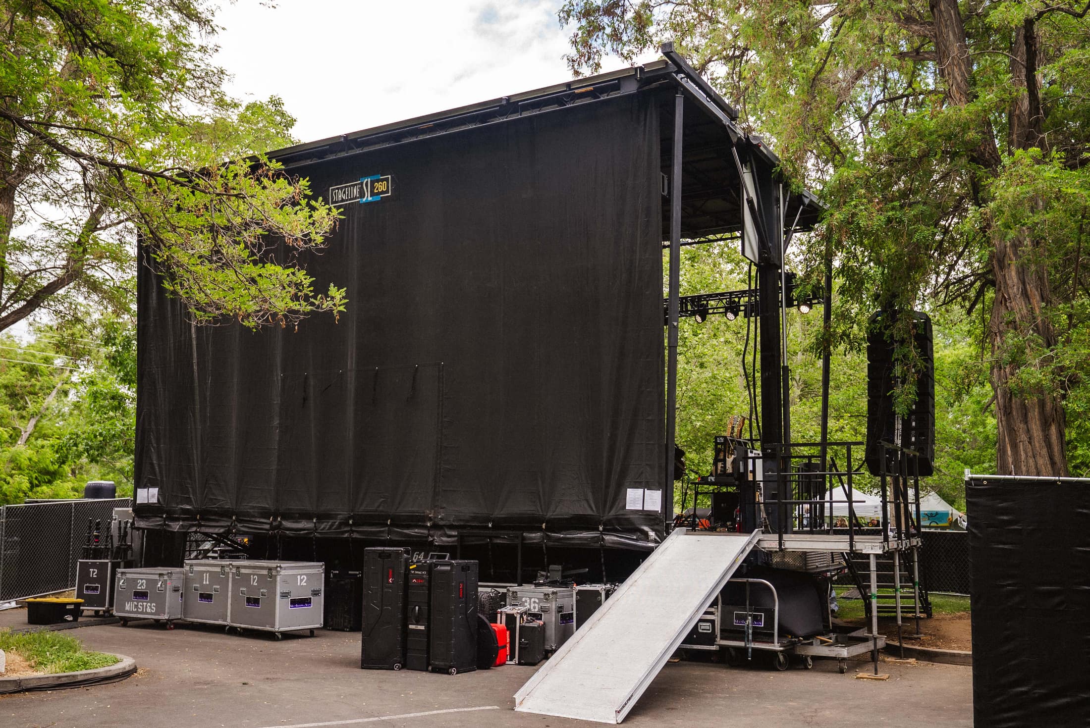 Moon Lighting & Sound — Staging inventory